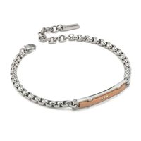 Bracelet Boccadamo Homme in Acier ABR809RS